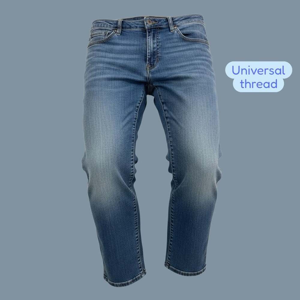 Universal Thread Mid Rise Skinny Blue Denim Jeans Size 16/33R